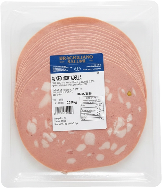 Mortadella Italiana Affettata 250gr - Salumi - Bracigliano Salumi