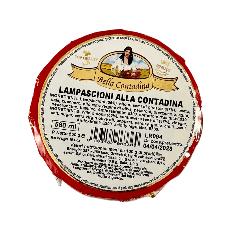 Bella Contadina Lampascioni sott'olio 580gr - Sottoli e Augurken / zuur - Bella Contadina