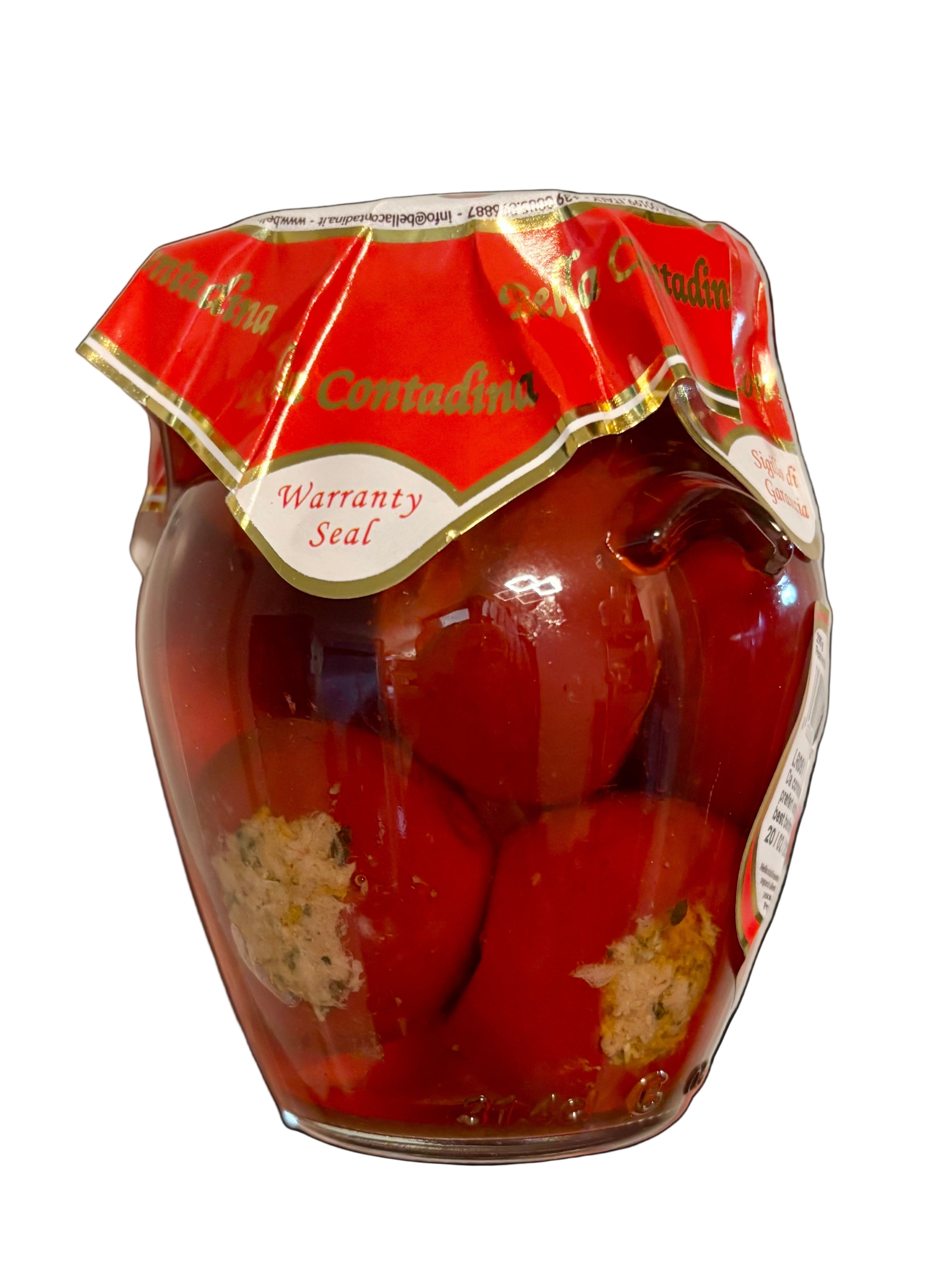 Bella Contadina Peperoncini Ripieni al Tonno - Sottoli e Sottaceti - Bella Contadina