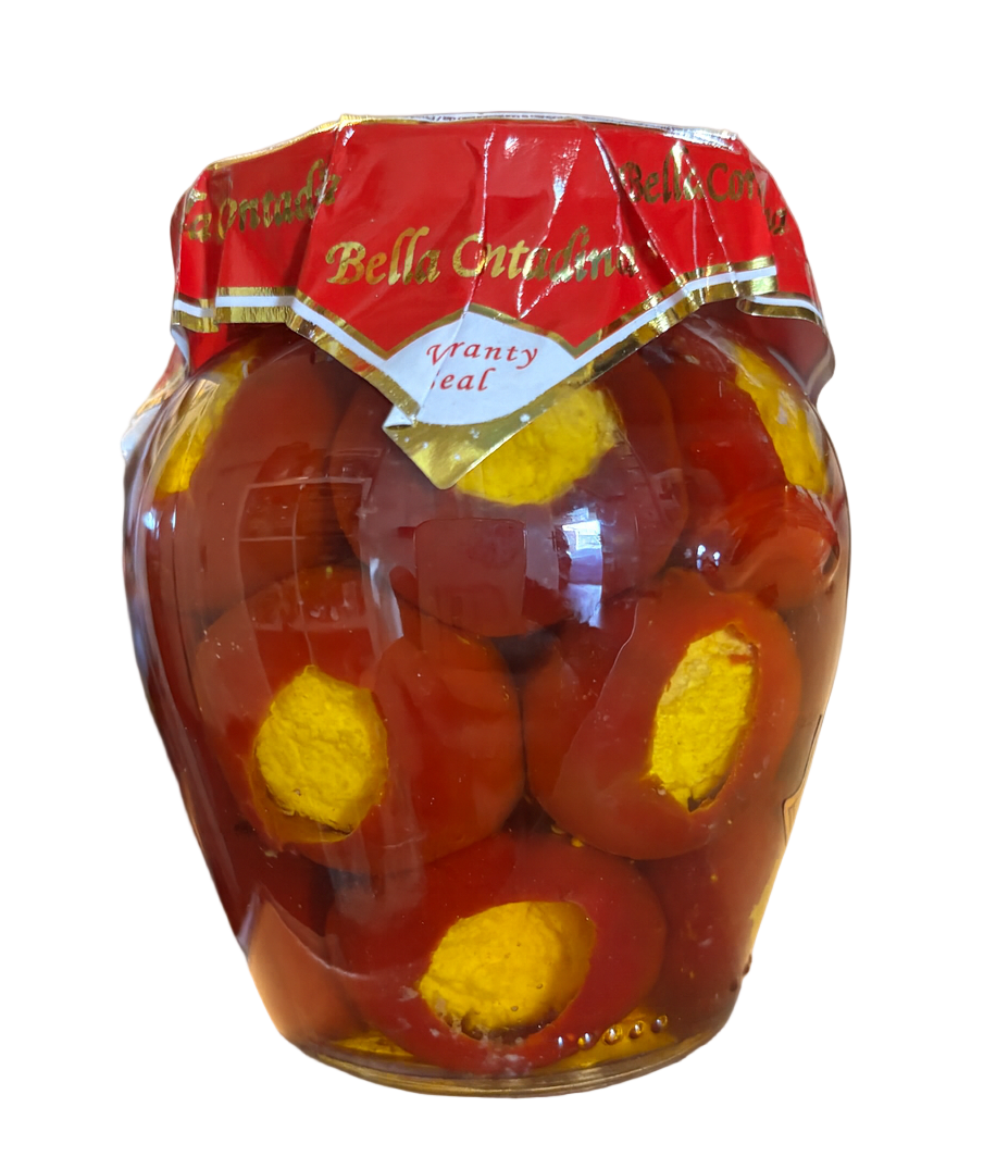 Bella Contadina Peperoncini Ripieni con Ricotta Salata 290gr - Sottoli e Sottaceti - Spesa da Antonio