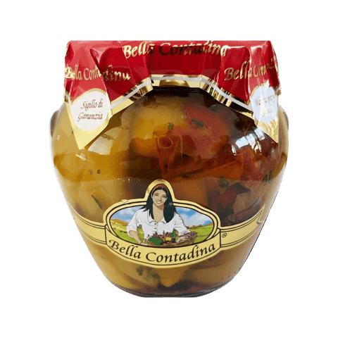 Bella Contadina Peperoni Grigliati 550 g, peperoni grigliati sott'olio