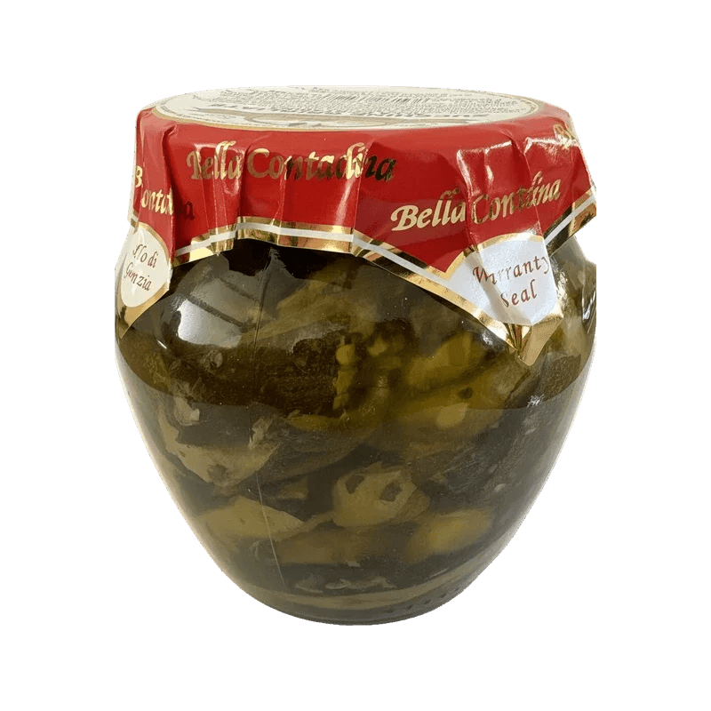 Bella Contadina Zucchine Grigliate 580 g, gegrilde courgette op olie
