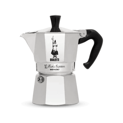 Bialetti La Moka Express caffettiera in alluminio, design ottagonale
