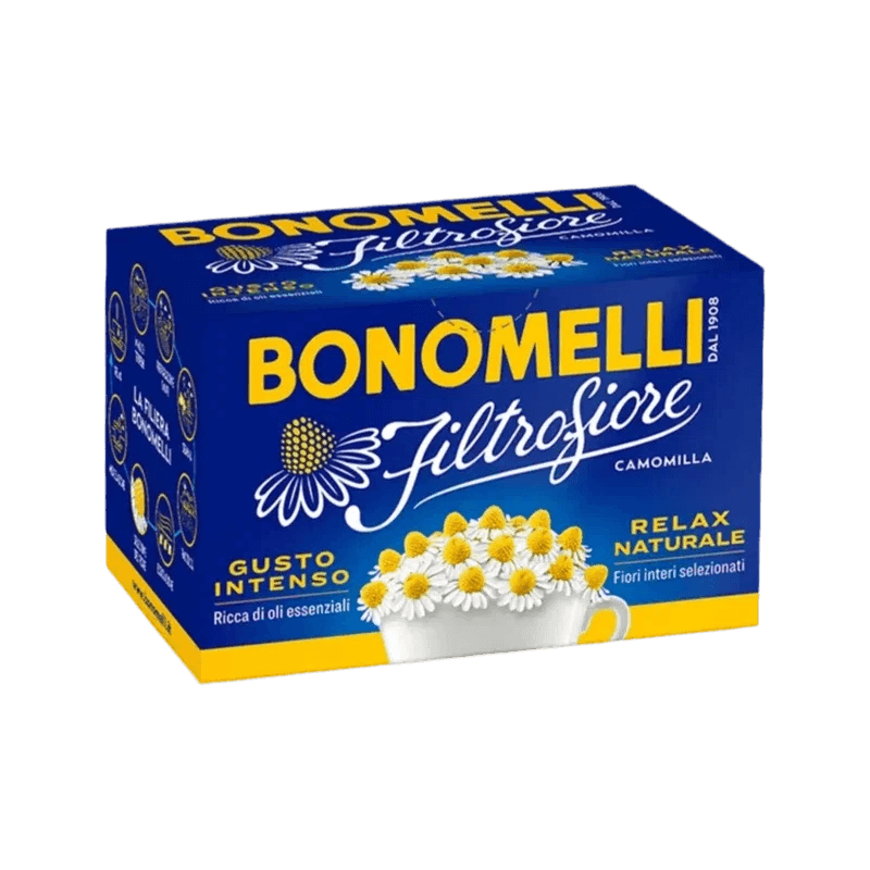Bonomelli Camomilla Filtrofiore 14 filterzakjes, kamille met de hele bloem