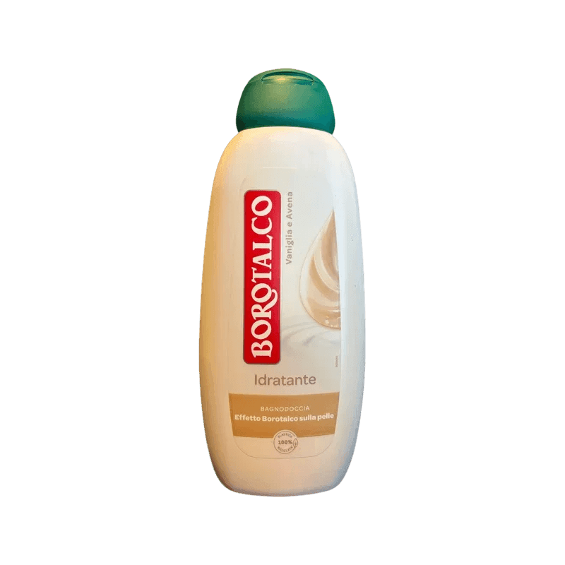 Borotalco Hydraterende Douchegel Vanille en Haver 450 ml, douchegel met vanillegeur