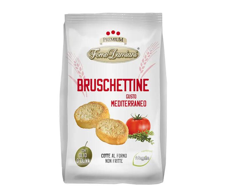 Bruschettine Gusto Mediterraneo, Forno Damiani - 90 gr - Snacks Salati - Forno Damiani
