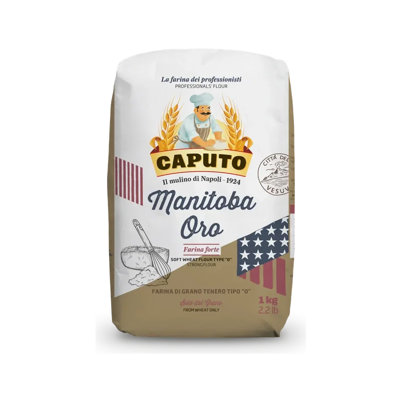Caputo Farina Manitoba Oro 1 kg, sterke tipo 0 bloem voor gerezen deeg
