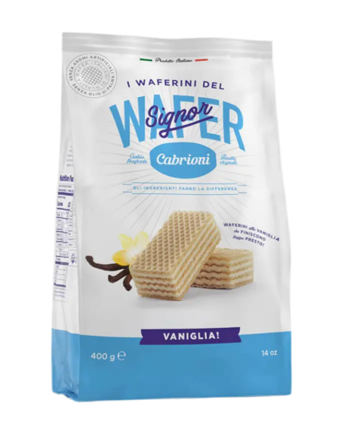 Cabrioni Wafer alla Vaniglia 400gr -  - Spesa da Antonio