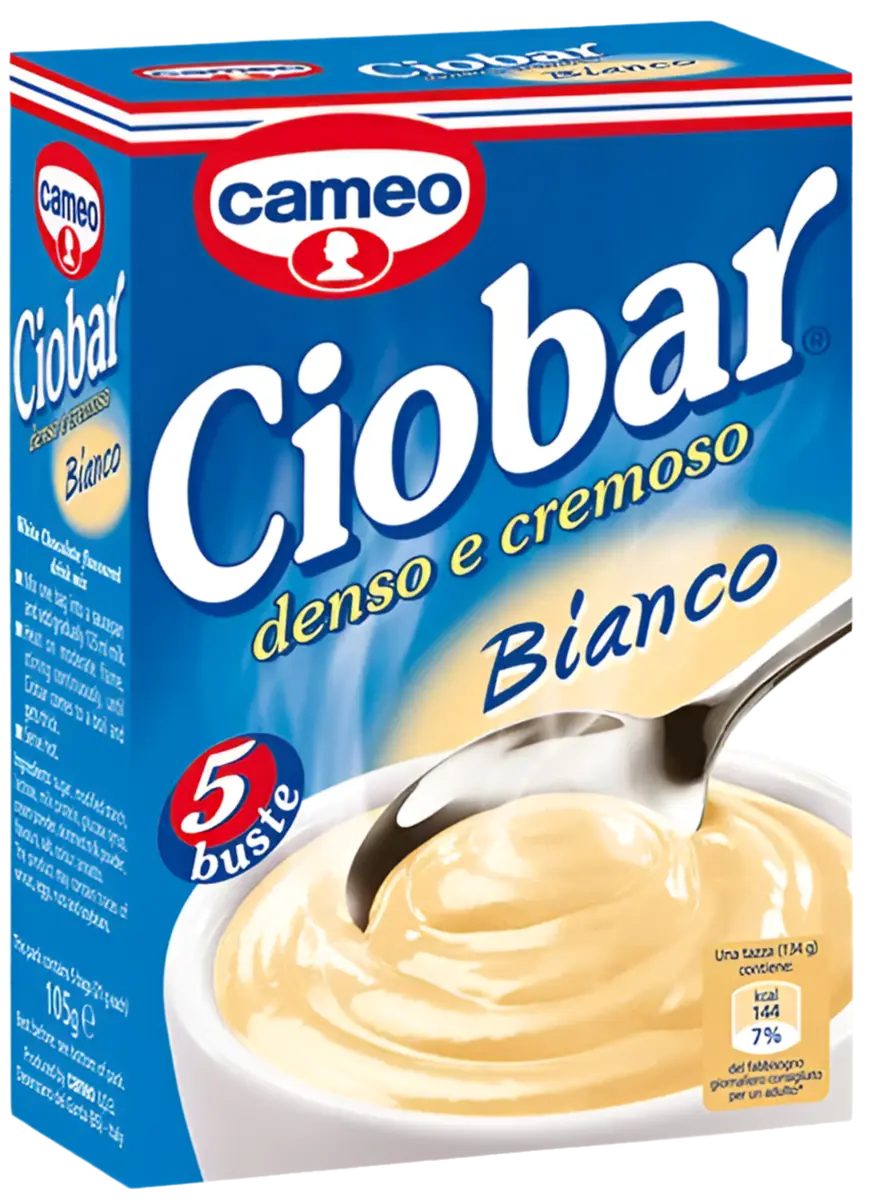 Cameo Ciobar Cioccolato Bianco 5 Buste 105gr - Preparati per dolci - Cameo