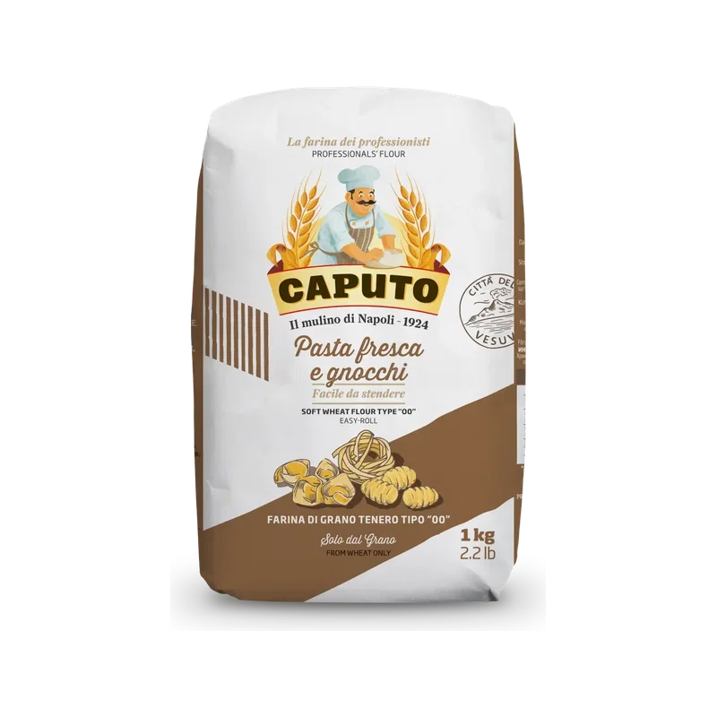 Caputo Farina Pasta Fresca e Gnocchi 1 kg, tipo 00 bloem voor verse pasta