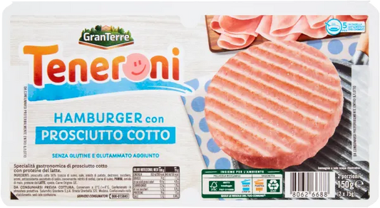 Casa Modena Teneroni Prosciutto Cotto 150 gr - Spesa da Antonio
