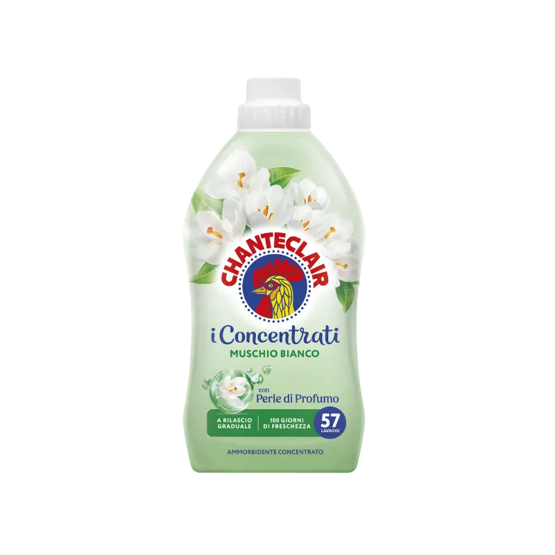 Chanteclair Geconcentreerde Wasverzachter Witte Muskus 1140 ml, fles voor 57 wasbeurten