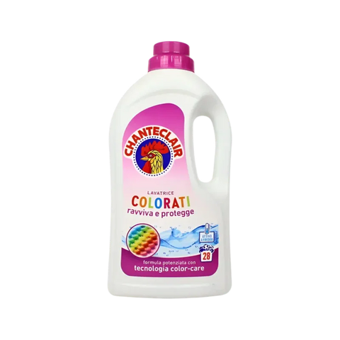 Chanteclair Detersivo Lavatrice Colorati 1260 ml, flacone per 28 lavaggi con tecnologia Color Care