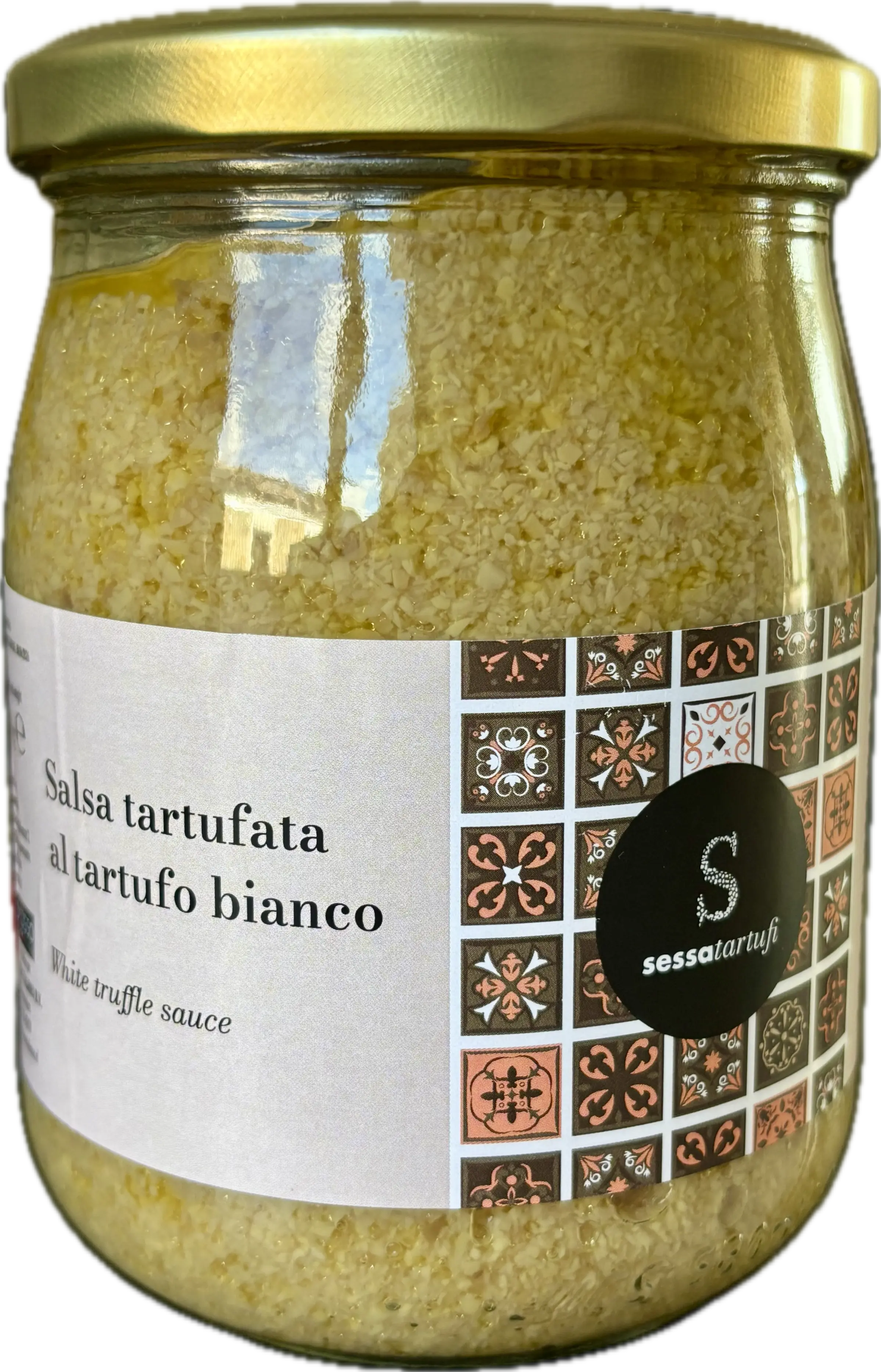 Crema Tartufata al Tartufo Bianco (5% Truffle) 500gr-Pesti e Sughi pronti-  Sessatartufi