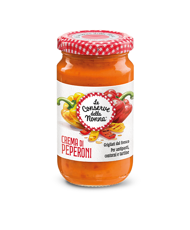 Crema di Peperoni 190 gr - Le Conserve della Nonna - Pesti e Sughi pronti - Le Conserve della Nonna