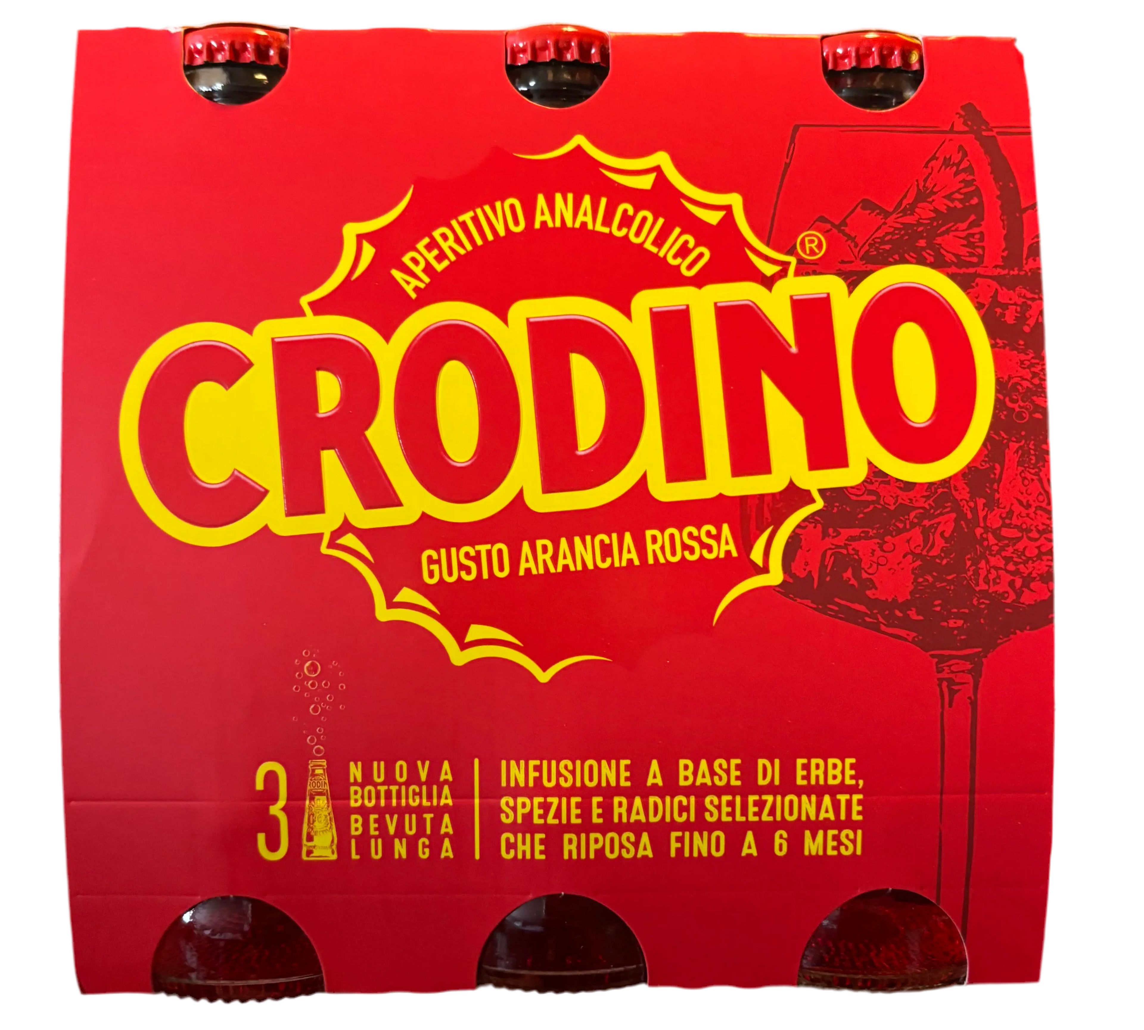 Crodino Arancia Rossa 17,5 cl x 3-Bevande-  Crodino