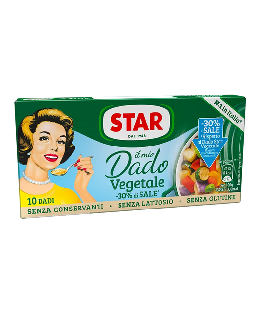 Star Il mio Dado Vegetale -30% di sale 10 dadi 100 gr