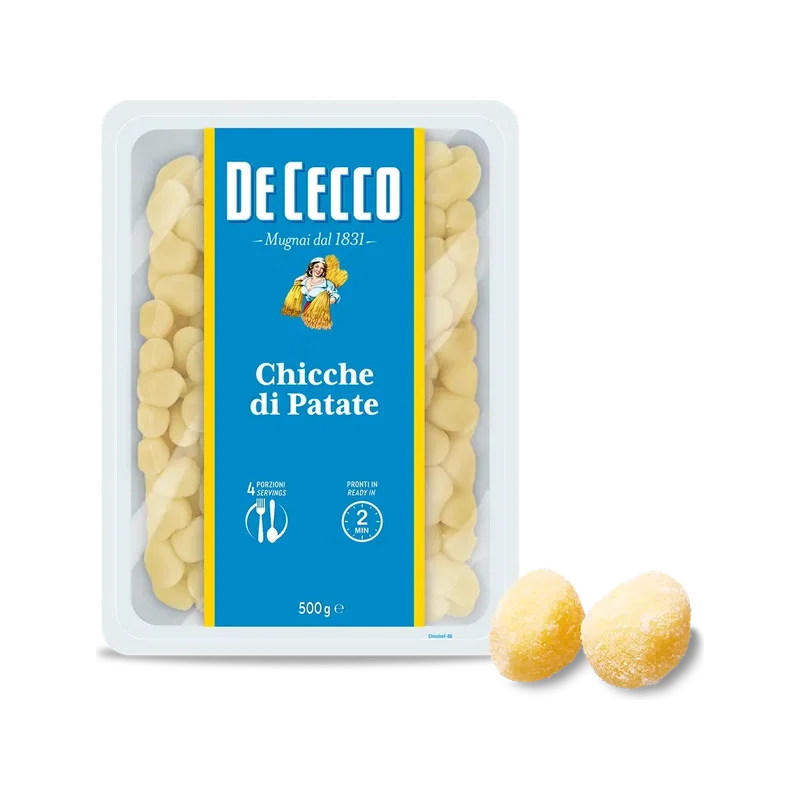 De Cecco Chicche di Patate 500 g, kleine aardappelgnocchi in bakje