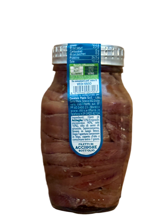 Il Faro Filetti di Acciughe sott’olio 160 gr