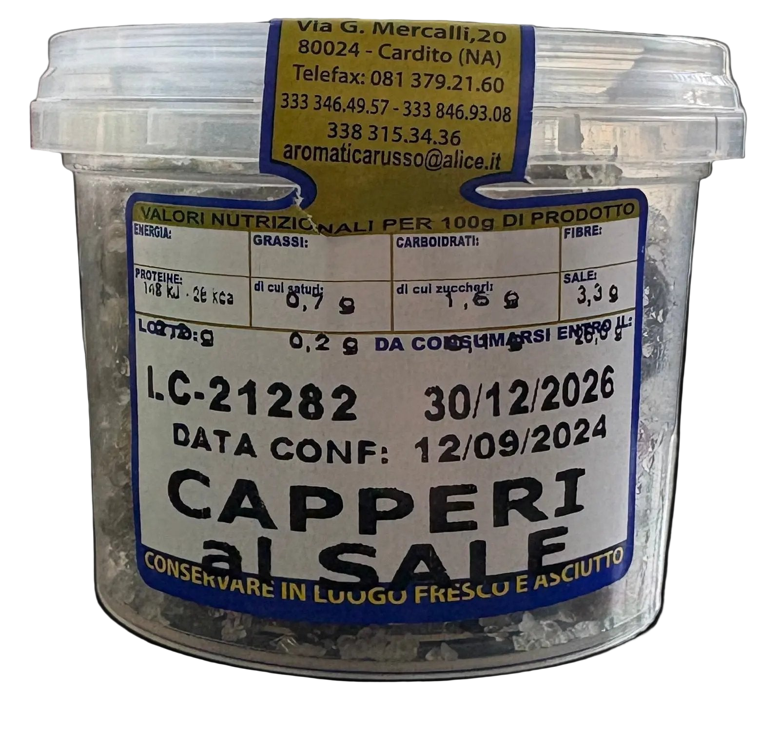 L’Aromatica Capperi al Sale 80g - Conserve - L’Aromatica