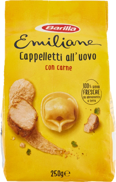 Le Emiliane Cappelletti Ripieni di Carne 250 gr - Pasta - Barilla