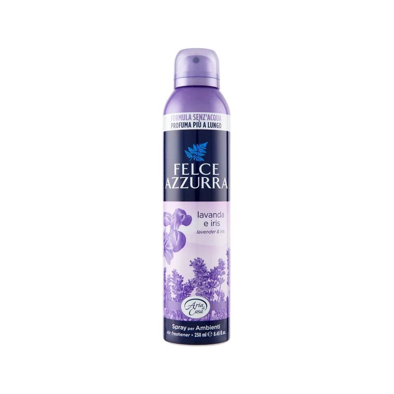 Felce Azzurra Huisparfum Lavendel en Iris 250 ml, paarse spuitbus