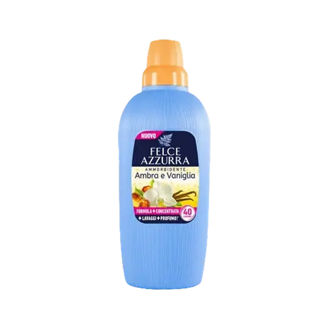 Felce Azzurra Ammorbidente Ambra e Vaniglia 2 L, flacone con tappo arancione