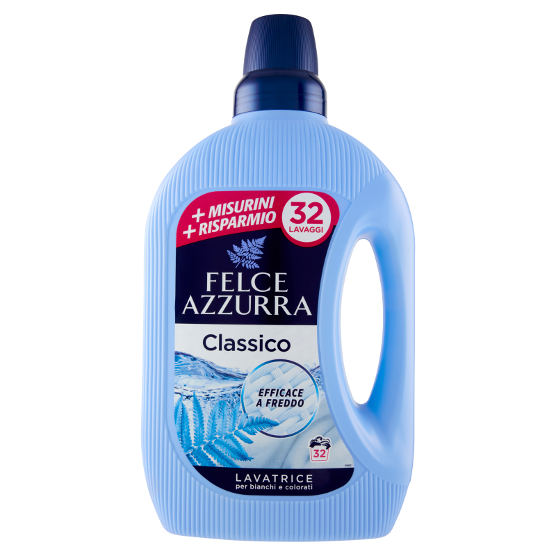 Felce Azzurra Detersivo Classico 32 Lavaggi - 1595 ml - Cura della casa - Felce Azzurra