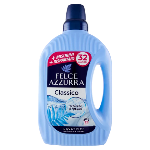 Felce Azzurra Detersivo Classico 1595 ml, flacone azzurro 32 lavaggi