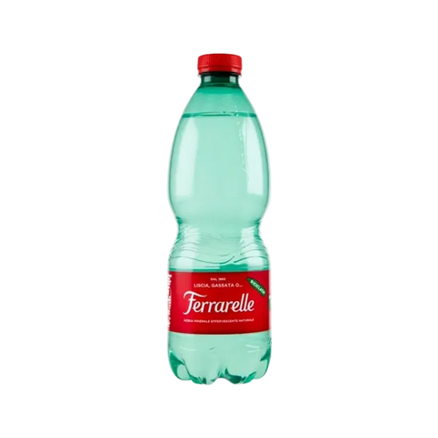 Ferrarelle acqua minerale effervescente naturale 0,5 L, bottiglia PET del formato da sei