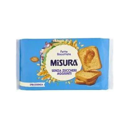Fette Biscottate Misura Dolcesenza - 320gr - Broodtteria - Misura