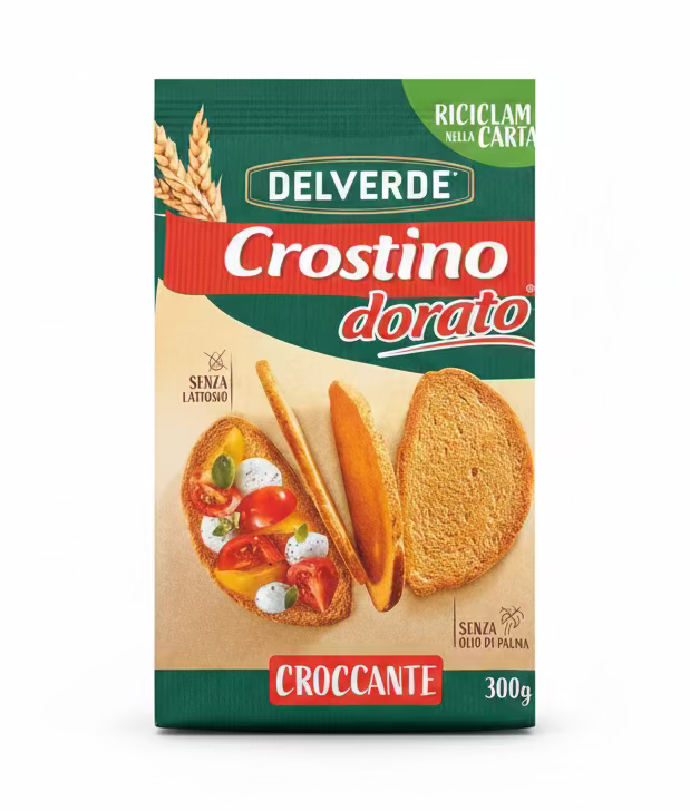 Delverde Crostini Dorati - 300 gr - Panetteria - Delverde