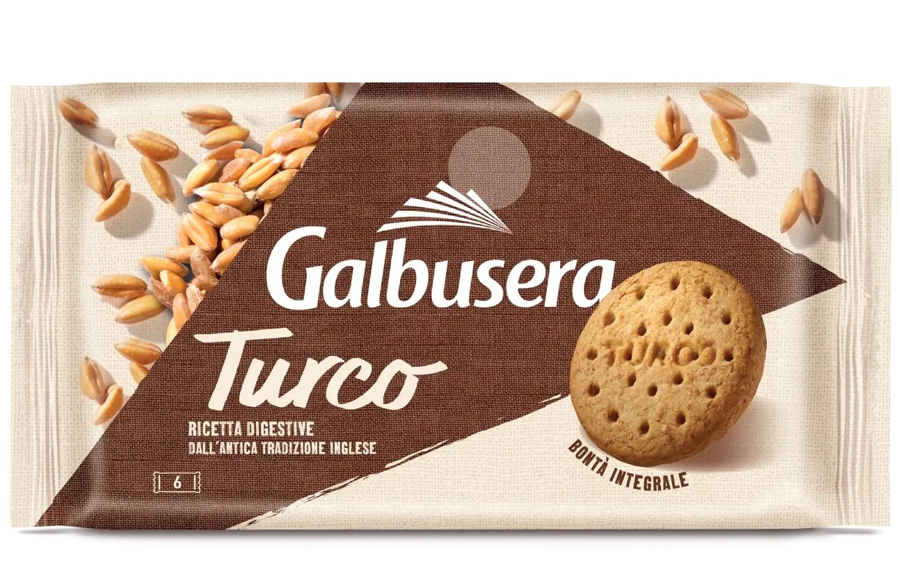 Galbusera Turco Frollini Integrali 6 x 66,6 g - 400gr-Biscotti- Product vendor
