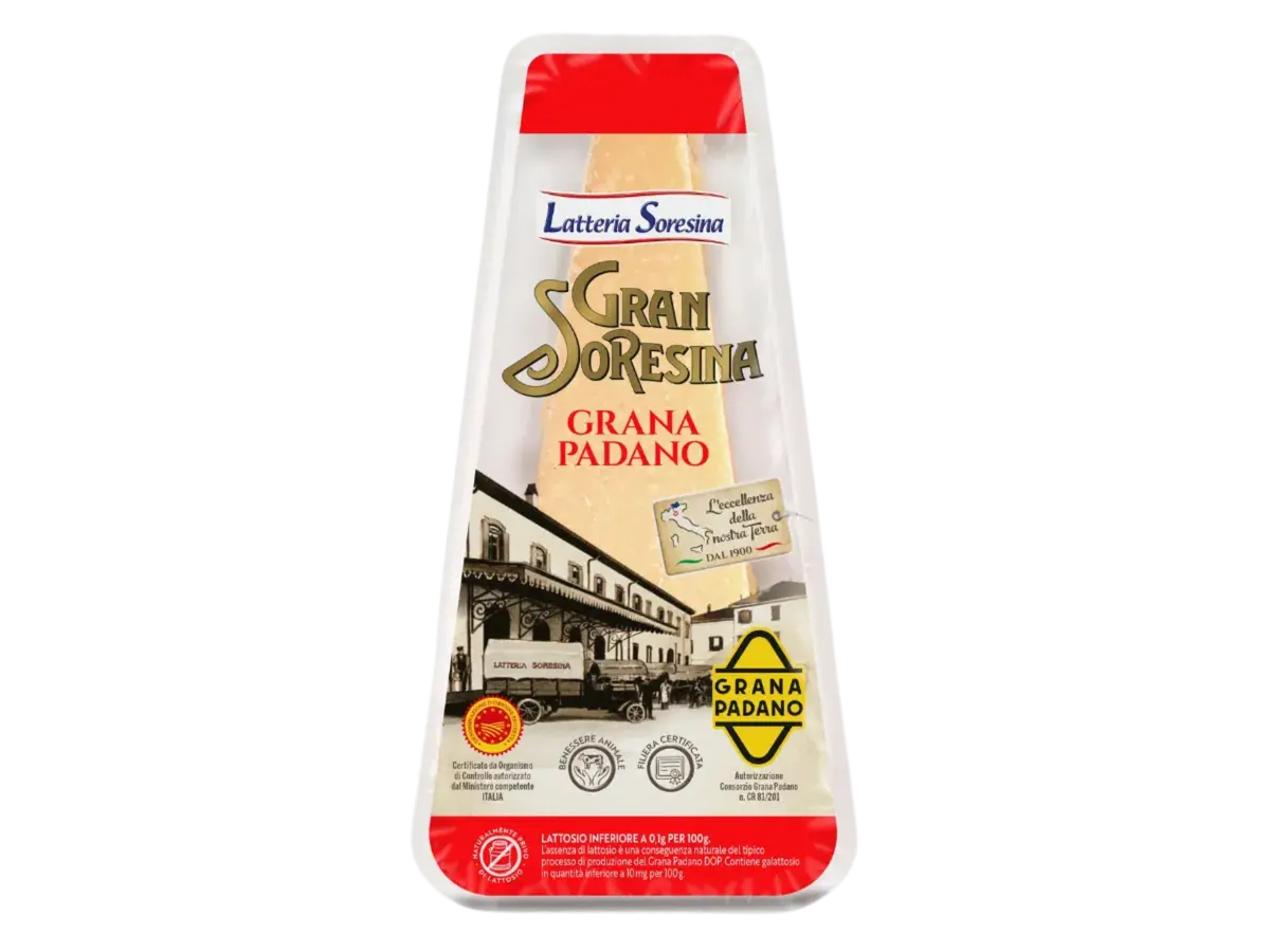 Gran Soresina Grana Padano DOP 200gr - Formaggi - Latteria Soresina