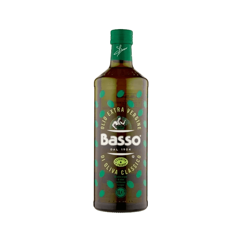 Basso Olio Extravergine d'Oliva 1 L - Olijven - Basso