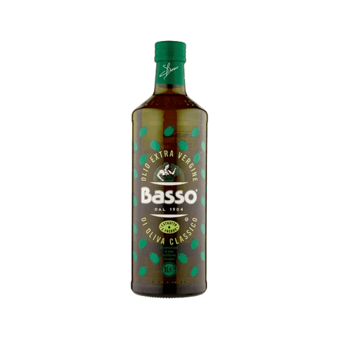 Basso Olio Extra Vergine di Oliva Classico 1 L, olio fruttato medio