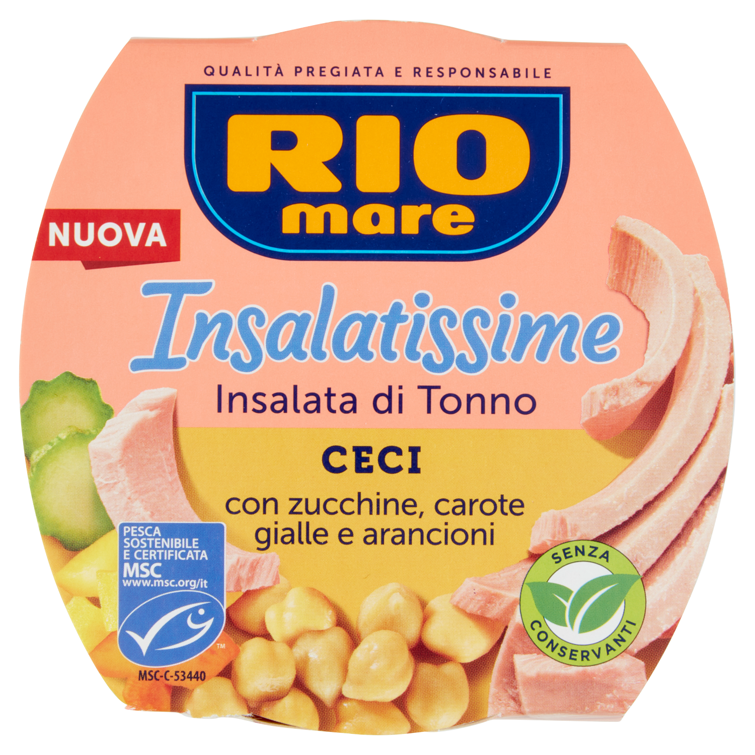 Rio Mare Insalatissime Tonno e Ceci 160gr - Tonno ed Acciughe - Rio Mare