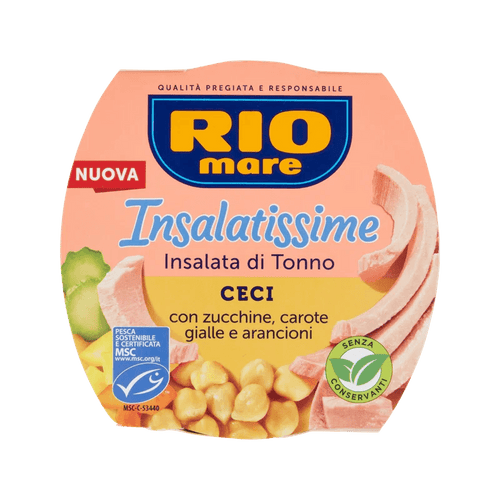 Rio Mare Insalatissime Tonno e Ceci 160gr - Tonno ed Ansjovis - Rio Mare