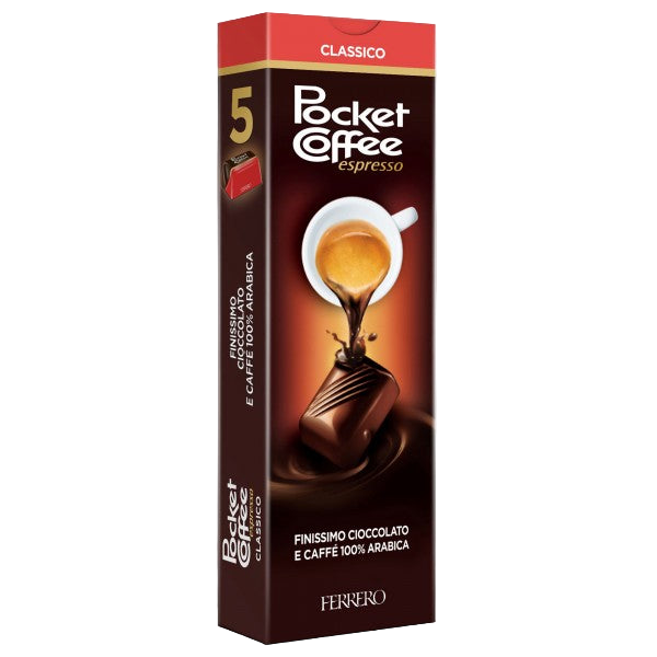 Pocket Coffee 5pz - 62,5 gr - Cioccolata - Ferrero