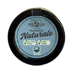 Urbani Tartufi Carpaccio di Tartufi Estivi 45 g, deksel met de logo's gluten free, OGM free en vegan