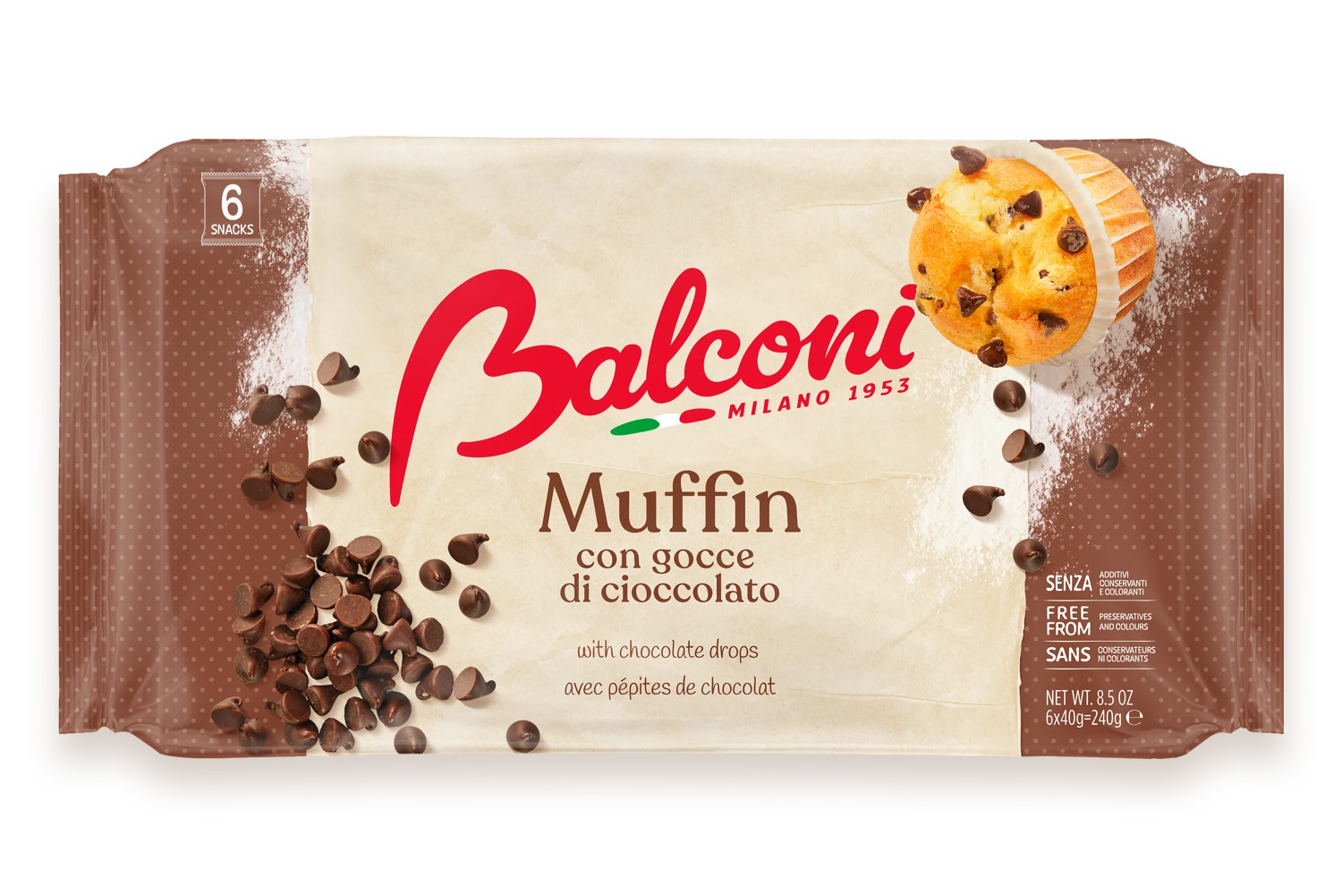 Balconi Muffin al Cioccolato - 10 pz