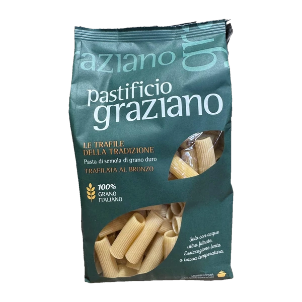 Graziano Rigatoni Trafilati al Bronzo 500 g