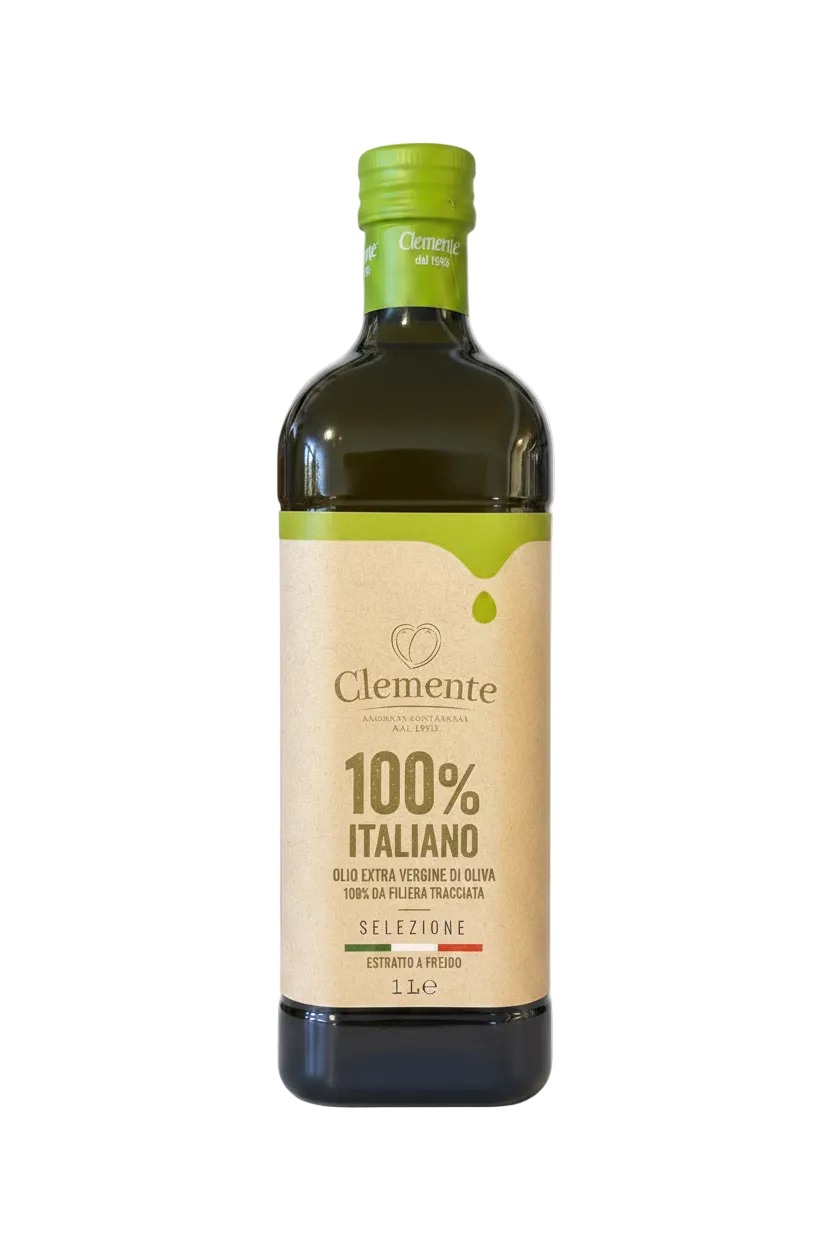 Clemente Olio Extra Vergine di Oliva 100% Italiano 1 L