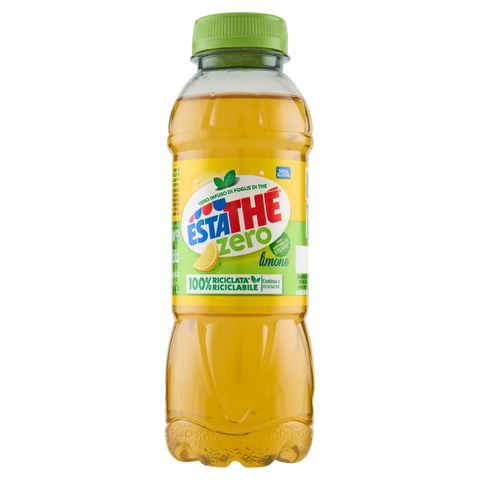 Estathé Zero Limone 400 ml, bottiglia PET di the freddo al limone senza zuccheri