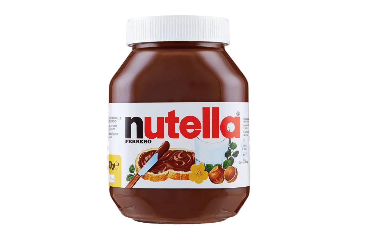 Ferrero Nutella Italiaanse hazelnootpasta grote pot 950 g