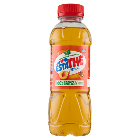 Estathé Thé Pesca 400 ml, bottiglia PET di the freddo alla pesca