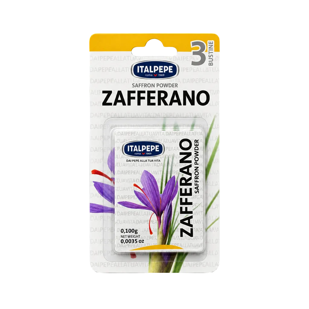 Italpepe Saffraan in Poeder - 3 Zakjes in Blister