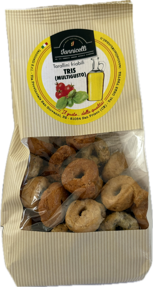 Tarallini Friabili Tris Multigusto 200gr