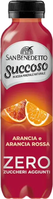 San Benedetto Zero Succoso Arancia e Arancia Rossa 40cl - Bevande - San Benedetto