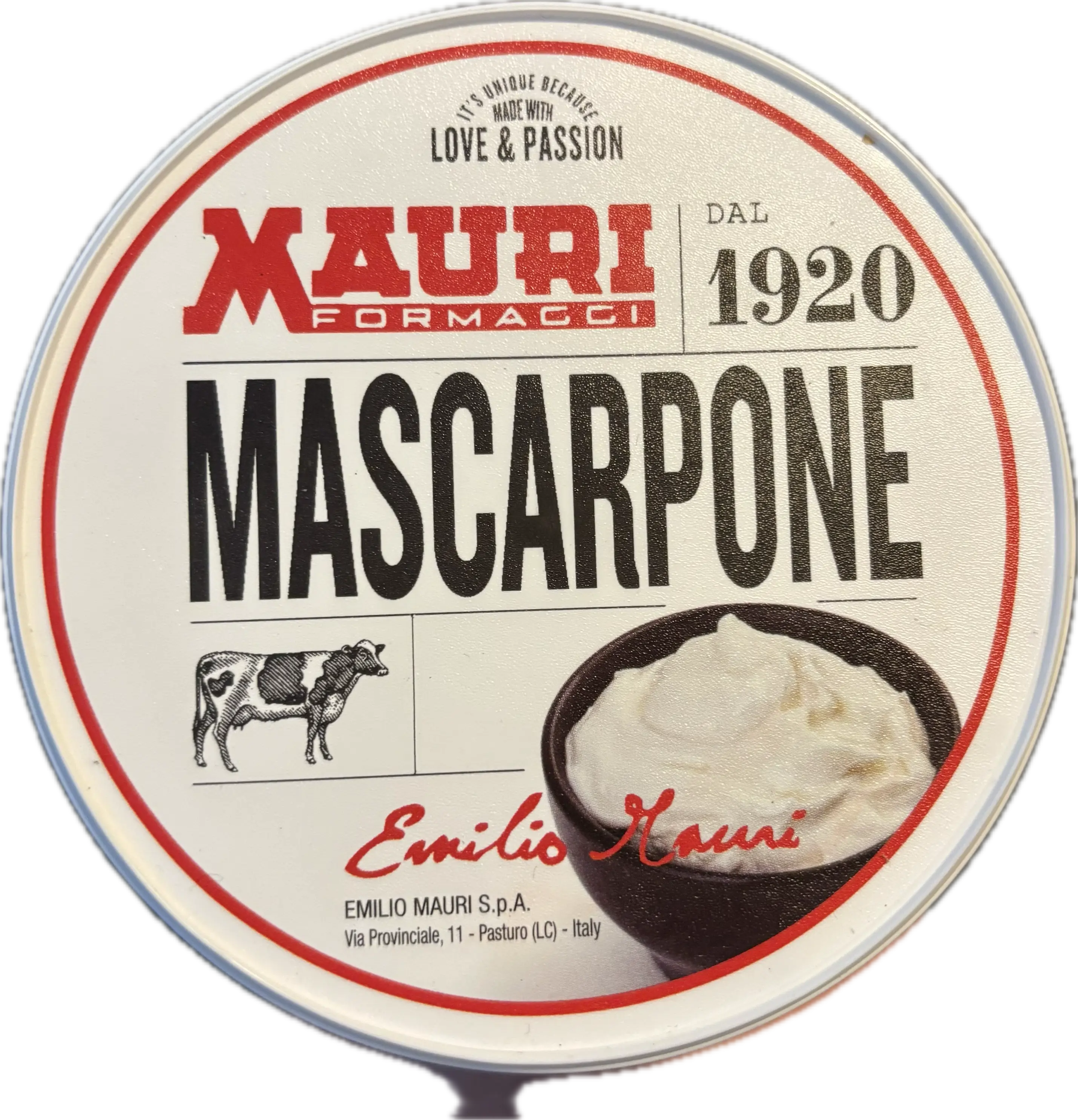 Mascarpone 500gr, Mauri Formaggi - Formaggi - Mauri Formaggi